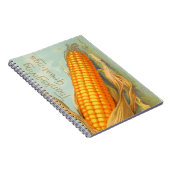 Carnet Vintage Thanksgiving Corn Husk (Côté Droit)