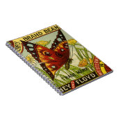 Carnet Vintage Vegetable Étiquette Art, Haricots de marqu (Côté Droit)