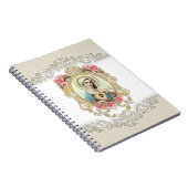 Carnet Vintage Vierge Marie Roses (Côté Droit)