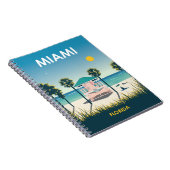 Carnet Vintage voyage Miami Beach Floride (Côté Droit)