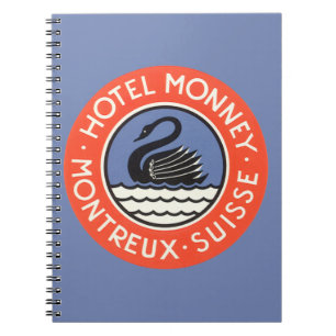 Carnet Vintage voyage, Swan Bird Hotel Monney Suisse