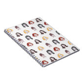 Carnet Vintage Watercolour Pin up Notebook (Côté Droit)