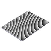 Carnet vintage Wavy Lines (Côté gauche)