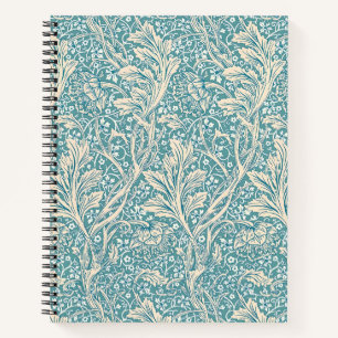 Carnet Vintage William Morris Arcadia Floral Sans Couture