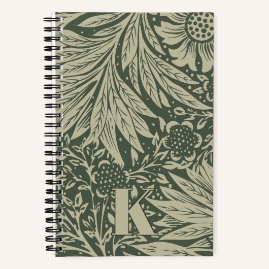 Carnet Vintage William Morris Marigold Motif (Recto)