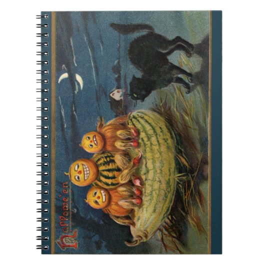 Carnet Vintages Citrouilles d'Halloween (Devant)