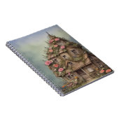 Carnet vintaje fantasy house flowers 5 (Côté Droit)