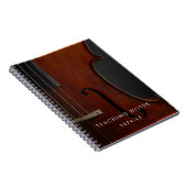 Carnet Viola Teacher Music Office Simple Moderne (Côté Droit)