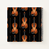 Carnet Viola Violon Musique Enseignant Musicien (Dos)