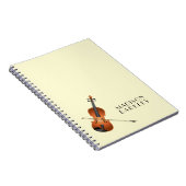 Carnet Viola Violon Musique Enseignant Musicien (Côté Droit)
