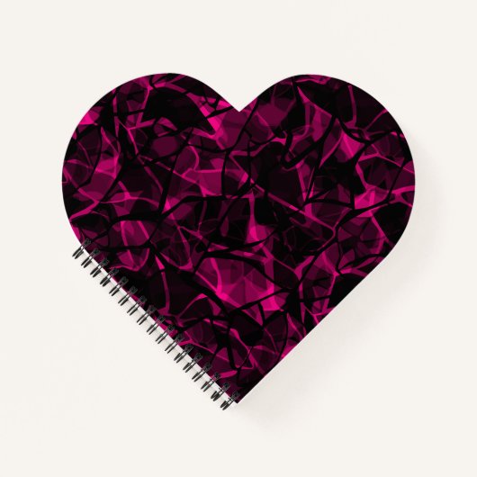Carnet violet Abstrait (Devant)