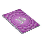 Carnet Violet Couronne Chakra Chi énergie Spirituel Zen (Côté Droit)
