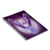 Carnet violet d'ange d'améthyste (Côté Droit)