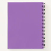 Carnet Violet doux (Dos)