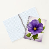 Carnet Violet Flora Journal, Floral Journal, Violet, (Intérieur)