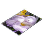Carnet violet freesia (Côté gauche)