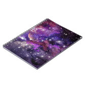 Carnet Violet Galaxy Voie Lactée Avec Planète (Côté gauche)