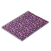 Carnet Violet Guépard Motif Léopard Animalier (Côté gauche)