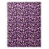 Carnet Violet Guépard Motif Léopard Animalier (Devant)