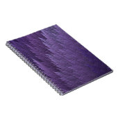 Carnet Violet Lilac Purple Tartan Feather Pattern (Côté Droit)