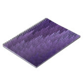 Carnet Violet Lilac Purple Tartan Feather Pattern (Côté gauche)