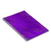 Carnet violet marbré (Côté Droit)