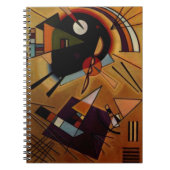 Carnet Violet noir Kandinsky (Devant)