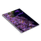 Carnet violet orchidée (Côté Droit)