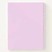 Carnet Violet rose (Dos)