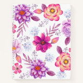 Carnet Violet rose (Devant)