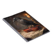 Carnet violon à chandelle corbeau (Côté Droit)
