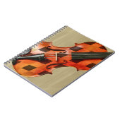 Carnet Violon arlequin (Côté gauche)