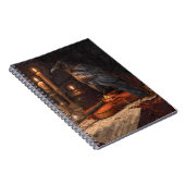 Carnet Violon aux chandelles corbeau (Côté Droit)