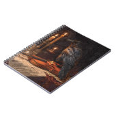 Carnet Violon aux chandelles corbeau (Côté gauche)