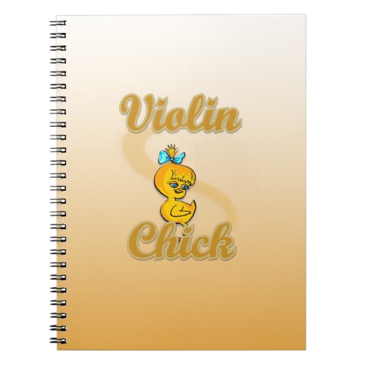 Carnet Violon Chick (Devant)