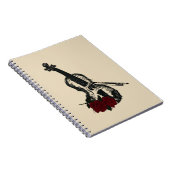 Carnet Violon et Roses (Côté Droit)