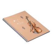 Carnet Violon Joue Une Chanson (Côté Droit)