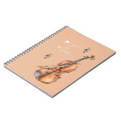 Carnet Violon Joue Une Chanson (Côté gauche)