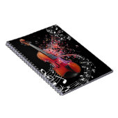 Carnet Violon noir pour la musique (Côté Droit)