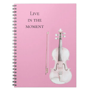 Carnet Violon Rose Blush