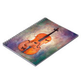 Carnet Violoncelle magique avec des papillons (Côté gauche)