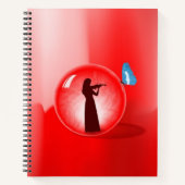Carnet Violoniste dans la sphère (Devant)