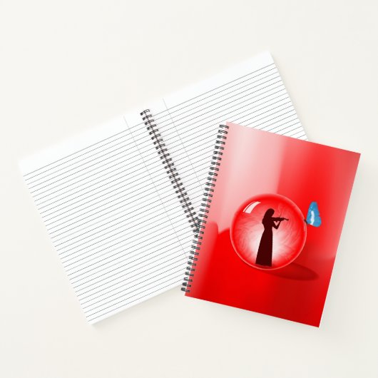 Carnet Violoniste dans la sphère (Intérieur)