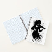 Carnet Violoniste Né de l'Encre dans la Tempête du Son (Intérieur)