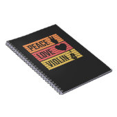 Carnet Violoniste violon (Côté Droit)