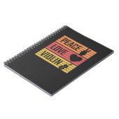 Carnet Violoniste violon (Côté gauche)