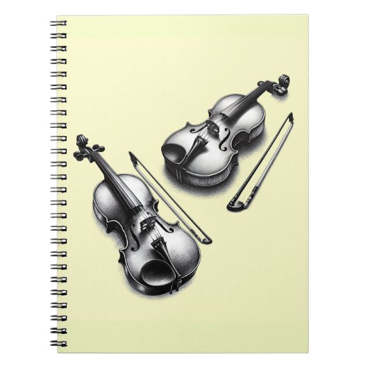 Carnet Violons (Devant)