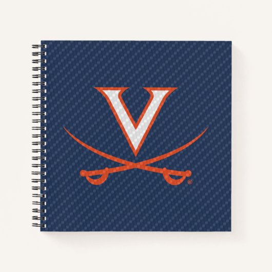 Carnet Virginia Cavaliers Fibre de carbone (Devant)