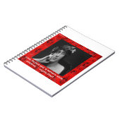 Carnet Virginia Woolf & Citation d'Amour (Côté gauche)