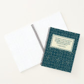 Carnet Virginia Woolf, rédactrice de citations (Intérieur)